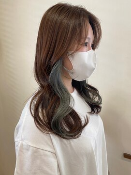 イーストハムネオ(EAST HAM NEO) インナーカラー/アッシュブルー