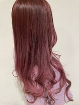 ヘアーワークス ボナ ウニクス店(HAIR WORKS bona)&nbsp;似合わせカット×ライトピンクカラー1