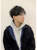 メンズマッシュ×無造作パーマ