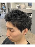 スーツ短髪スパイキーショート大人爽やかベリーショート