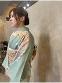 ヘアアレンジ+着付