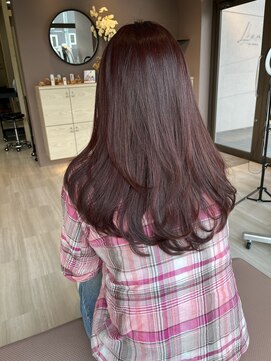 リアン(Lien.) ワンカールレイヤー＋ピンクアッシュ