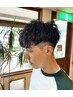 【men's】　メンズカット+ケアパーマ+炭酸ヘッドスパ 　￥16500→￥11550
