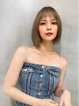 ロンド ジュルード 名古屋(Lond jeloud) ショート ボブ インナーカラー 韓国風41108