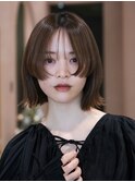 似合わせカット ボブ 外ハネ  姫カット 切りっぱなし
