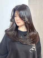 ブランロール 中目黒店(Blanl'or) 大人ガーリー/ダークアッシュ/似合わせカット/レイヤーカット