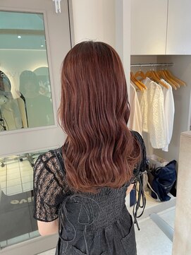 キャンバス バイ ネオリーブ 横浜西口(Canvas by neo.) ピンクブラウン ミディアム ブリーチなし sn