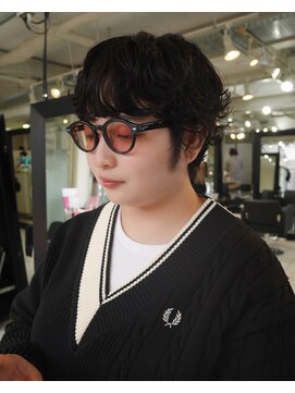 アクアオモテサンドウ(ACQUA omotesando) △大人可愛い癖毛風ショートパーマシヨートウルフパーマ