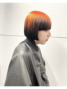 スノッブエンバンプ(snob enVAmp) オレンジ×ブラックのルーツデザイン