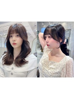 韓国ヘア×顔周りの【エギョモリ】韓国レイヤーカット必見◎小顔魅せを叶えながら、可愛らしさを最大限に☆