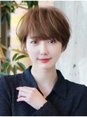 ショートヘア/分け目なし/イメチェン/30代40代50代60代/表参道