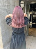 ピンクベージュ　ラベンダーピンク　ラベンダーカラー
