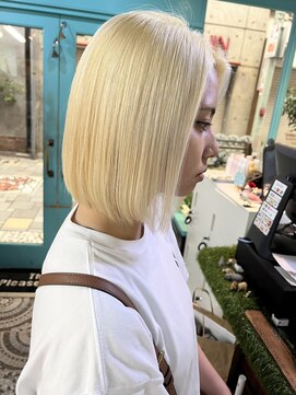 ナンバーナイン(NUMBER NINE) 抜きっぱなしカラー/姫路ブリーチ/姫路ダブルカラー