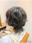 ショートウルフパーマ