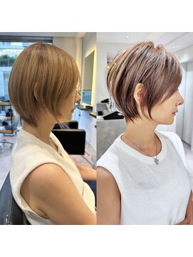 バンプ ギンザ(BUMP GINZA) 30代40代50代ハイライト銀座ショートヘア　松