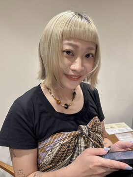 リュミエ ドゥ マッシュ(Lumier de mashu) 【大阪/梅田/茶屋町/中崎町】シャギーボブ/ハイトーンボブ