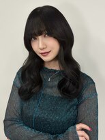 ルアン 上通り(ruen)&nbsp;レイヤーカット　髪質改善トリートメント　ブルーブラック　熊本