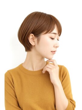 ☆お客様スタイル☆【艶カラーショート／二俣川／二俣川駅】