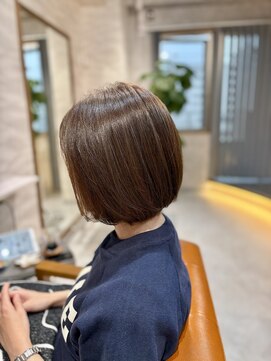 大人な透明感☆白髪ぼかしハイライト[経塚/浦添/白髪ぼかし]