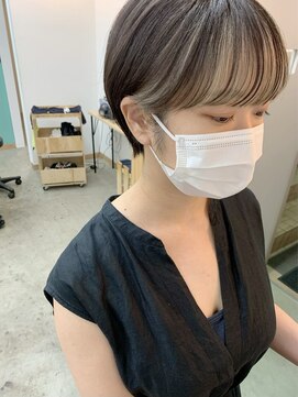 キューズ クラブ(cuz KLUB) 【cuzKLUB】カジュアルショート×コントラストカラー*池袋