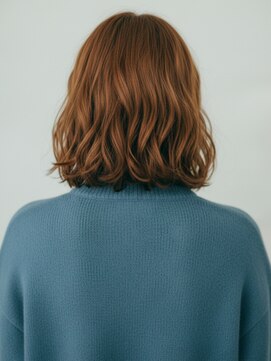 フレイムス ヘアアンドリラックス 赤羽店(Frames hair&relax) ニュアンスウェーブミディアムヘア20代30代◎前髪あり艶髪赤羽