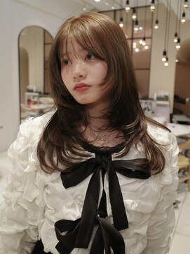 マーシィ(MARCIE) layer style × olive beige