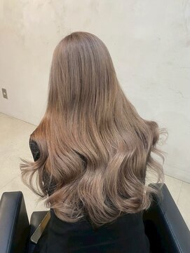 リコヘアー(LiCO HAIR) 那覇/イメチェン/ピンクベージュ/アンブレラカラー/前髪