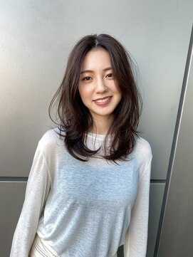 トニーアンドガイ 青山表参道店(TONI&GUY) レイヤー/青山美容院/オリーブ/髪質改善/ミディアム