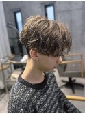 メンズカラー◎柔らかハイライトベージュ【高田】5/9