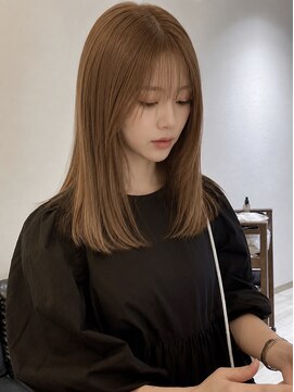ニコヘアデザイン(NICO hair design) ☆NICO☆ ナチュラルストレート×透けブラウン