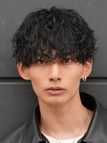 フィフス 大分(fifth)&nbsp;大分シャドウパーマメンズカットラウンドマッシュツーブロック