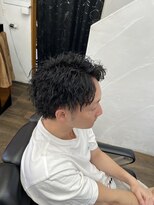 シャンゼ おもろ&nbsp;メンズ無造作ツイストパーマ