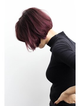 トルネード(TORNADO) ラベンダーバイオレットショートボブグラデーション