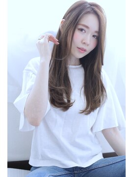 オウル(Owll) 大人ひし形シルエット【DISHEL】ロングワンカール小顔スタイル