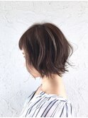 無造作ショートボブ