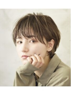 ヘアーラウンジ エゴ(Hair Lounge EGO) ショコラベージュ×ニュアンスマッシュショート　丸山裕太