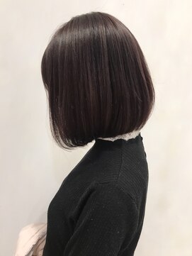 キャパ セントラル 天神 大名店(CAPA central) 【CAPA central 宮本まどか】カシスカラー×ワンカールボブ