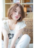 【area本店 西大島】大人かわいい センターパート カール ボブ☆