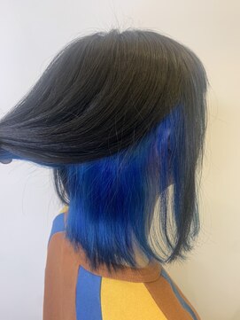 クラナ(clana) インナーカラー ナイトブルー☆