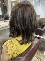 リルア 博多(LIRUA)&nbsp;ミディアムのくびれボブウルフ☆