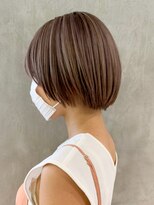 アイティーバイアルバム 藤沢店(IT by ALBUM)&nbsp;ショートボブグレーパープル_ココアブラウン_ba300561