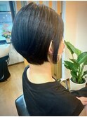 大人ツヤ髪ボブ