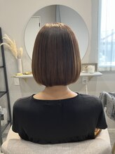 モンヘアー(mont hair) 髪質改善トリートメント、縮毛矯正艶髪ボブヘアー