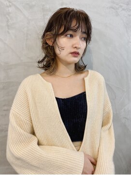 ヒュージ 三軒茶屋(huge) ウルフパーマ/くるくるパーマ/スパイラルパーマ/モードヘア