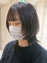 ラボヌール ヘアー エクラ(La Bonheur hair eclat)&nbsp;黒髪ウルフ