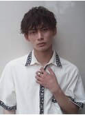 無造作 波巻 ニュアンスマッシュ サイドパート ツイスパ