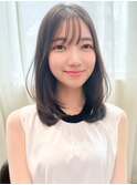 大人可愛い20代30代40代インナーカラー小顔ウルフレイヤーボブ