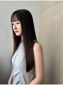 ぱつっとカット/ケラチントリートメント/縮毛矯正［南青山］