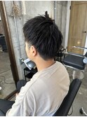 ビジネスマン/スパイラルパーマ/フェードカット簡単スタイリング
