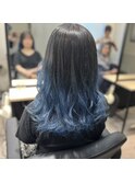 ブルーグラデーション